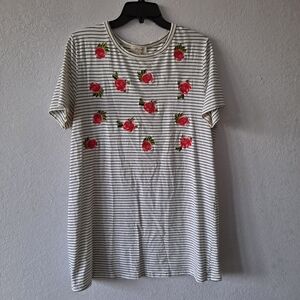 Umgee embroidered Striped Shirt